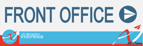 Signage (petunjuk) kantor AirNav Indonesia
